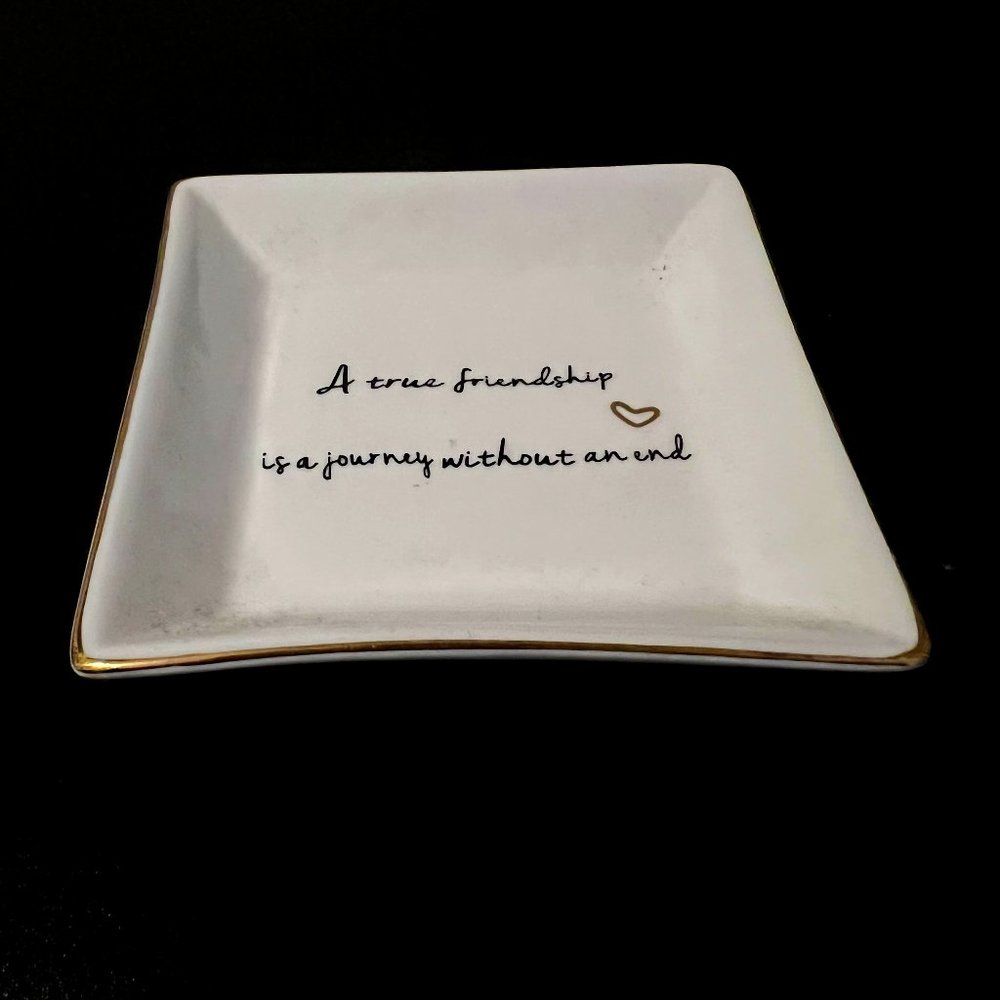 Friendship Gift | Jewelry Ring Holder | Trinket Tray or Dish